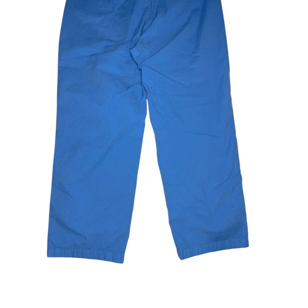 J Crew Pants Women's Size 32‎ Blue Sailor Heritage Chino Straight Leg Mid Rise